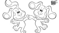 Blue clues coloring book