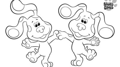 Blue clues coloring book