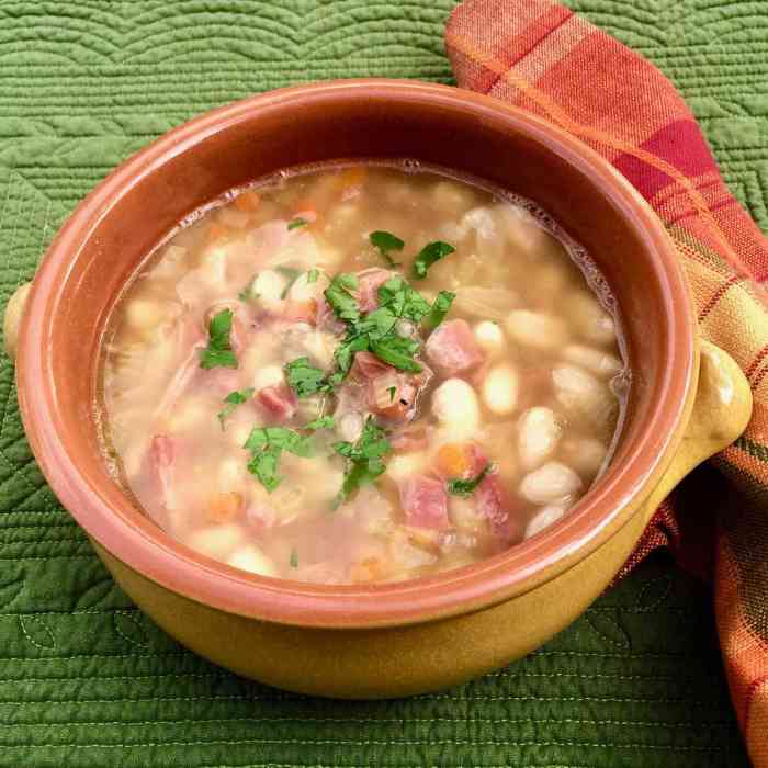 Ham and bean soup recipe with ham bone