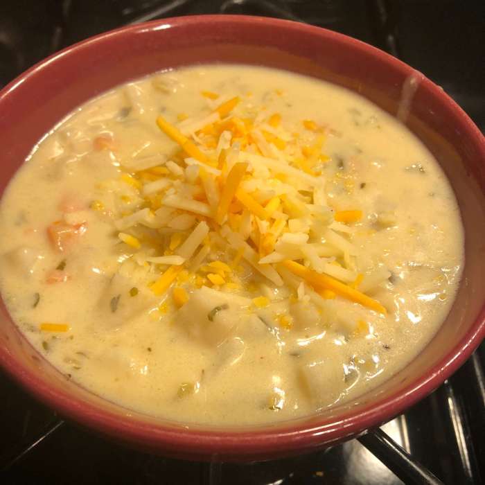 Recipe for cream of potato soup