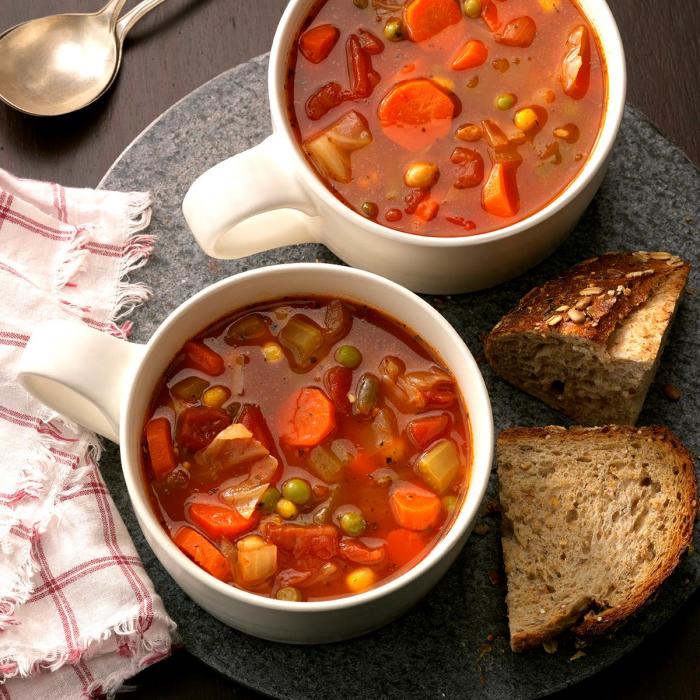 Nice vegetable soup recipe