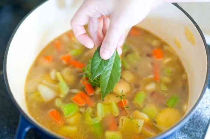 Soup recipe vegetable creamy easy quick vegetables homemade vegan soft vegetarian leaves bay