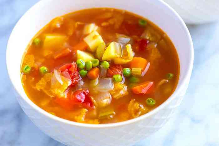 Nice vegetable soup recipe