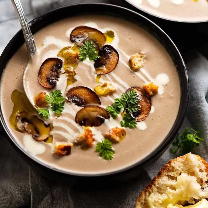 Mushroom soup recipe easy