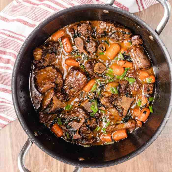 Recipe for oxtail soup