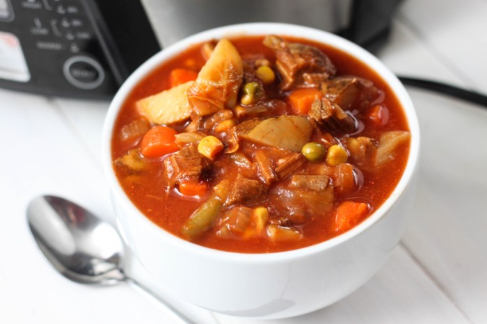 Veggie beef soup recipe crock pot