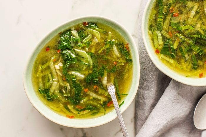 Recipe for bok choy soup