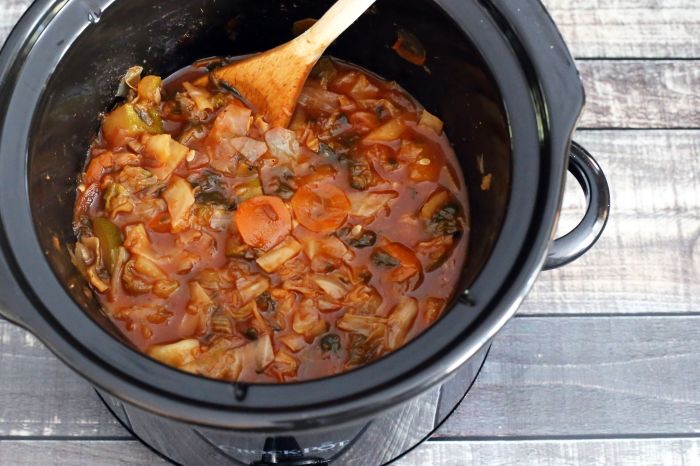 Cabbage soup recipe crock pot