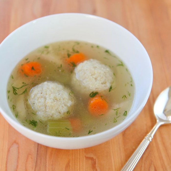 Matzah ball soup recipe