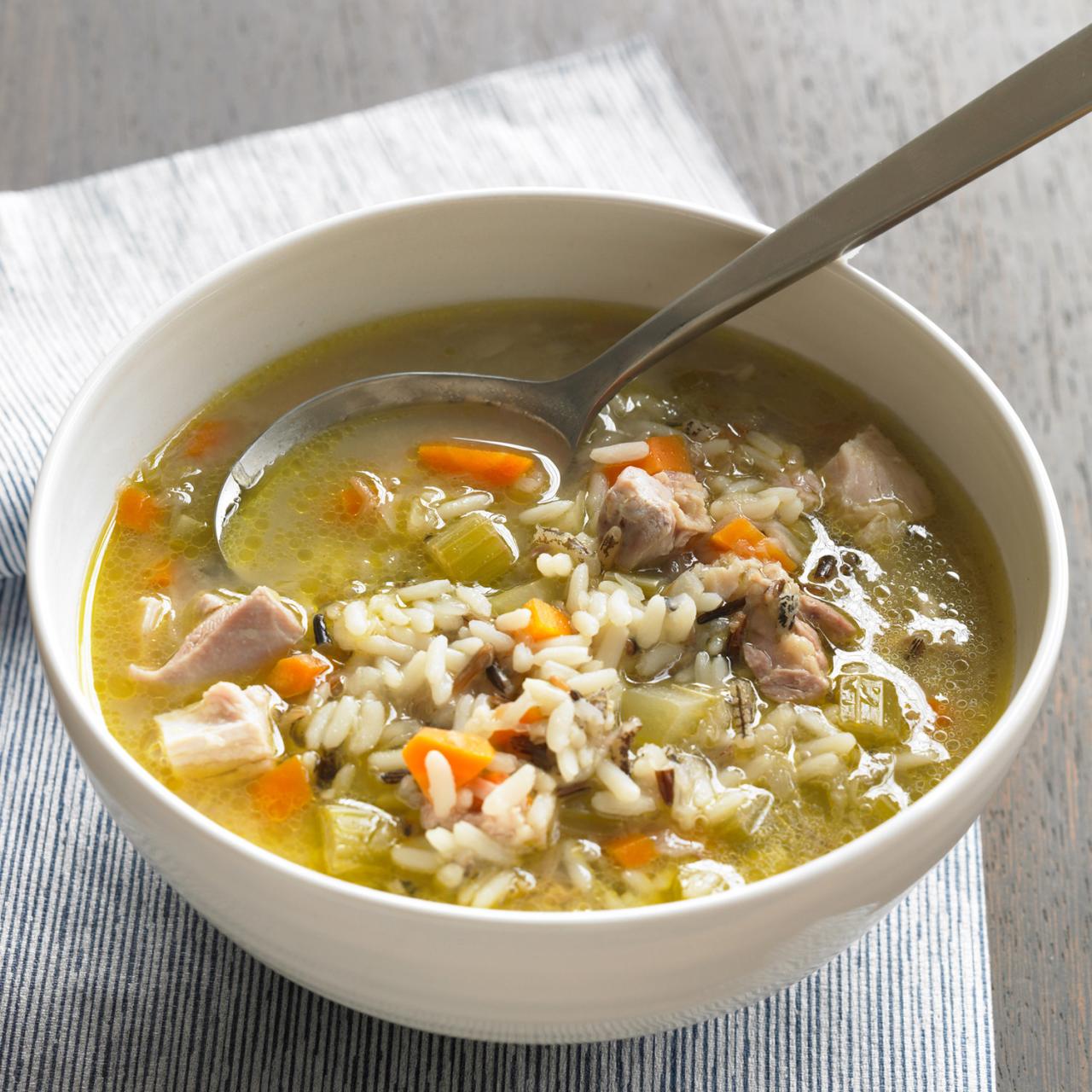 Chicken & rice soup recipe