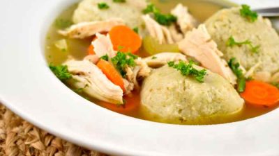 Matzah ball soup recipe