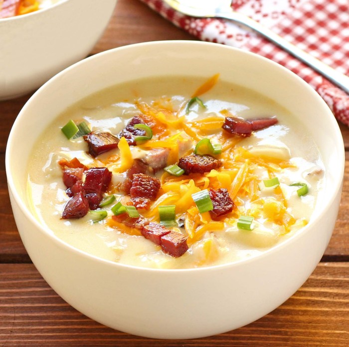 Recipe for cream of potato soup