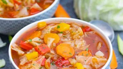 Cabbage Soup Recipe Crock Pot Easy & Delicious