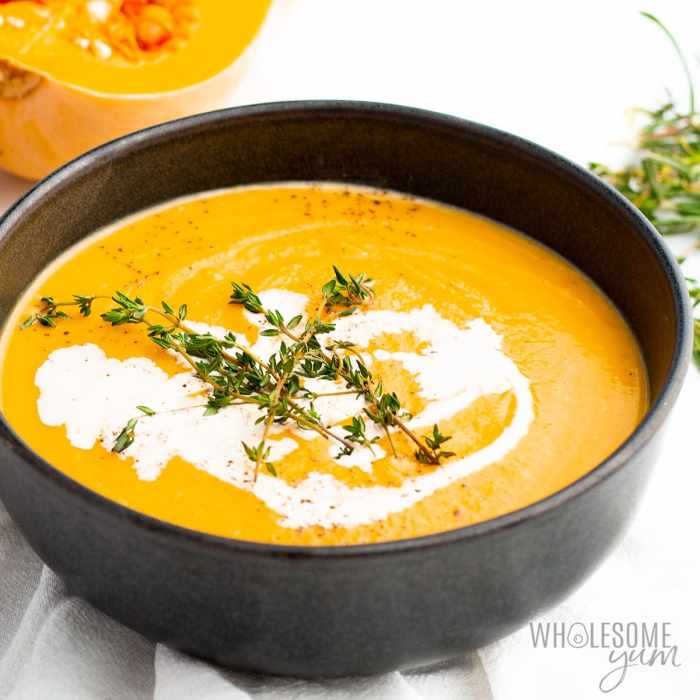 Easy recipe butternut squash soup